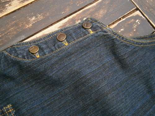 Denim maxi dress/ sundress. New