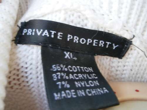 Cardigan by "Private property"