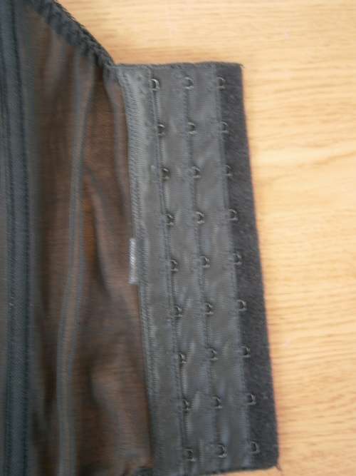 Black and Red LACE CORSET FROM SHELLEY - Size 36 B