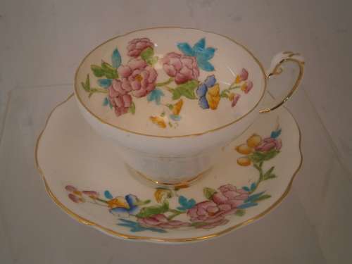 Foley Bone China cup and saucer