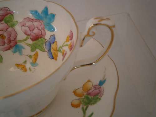 Foley Bone China cup and saucer