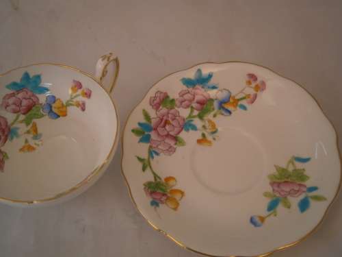 Foley Bone China cup and saucer