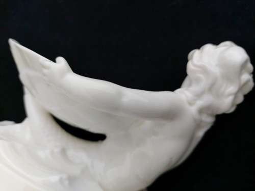 Royal Worcester Blanc De Chine Marine Themed Salt Dishes