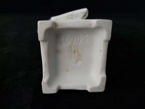 Biscuit porcelain figurine of girl