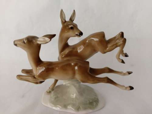 German Figurine of Impalas by Hutschenreuther.
