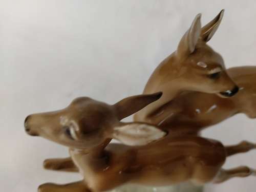 German Figurine of Impalas by Hutschenreuther.