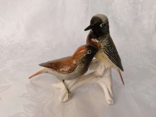 German  Volkstedt  - Pair of Birds #2