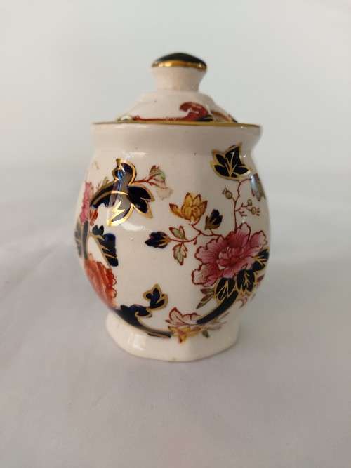Mason`s `Mandalay`  Mustard Pot with lid