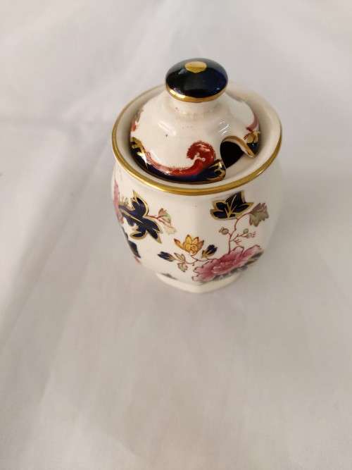 Mason`s `Mandalay`  Mustard Pot with lid