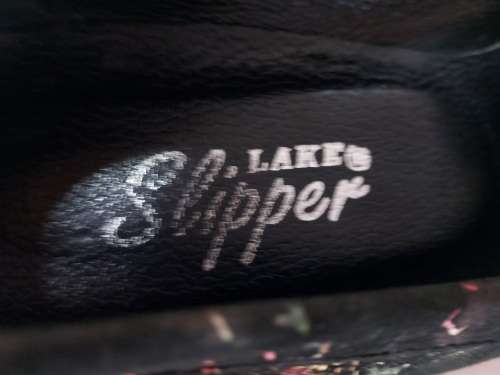 Genuine  Suede leather shoes with printed gold and silver pattern