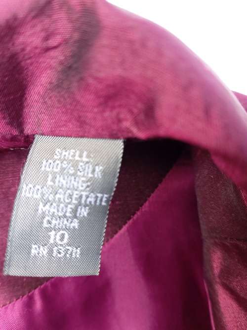 100% Silk Coat/Dress. New