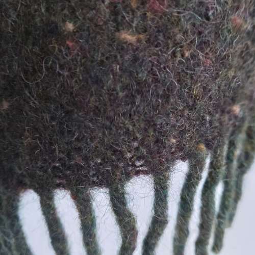 Italian Pure Lambswool Tweed Poncho/Wrap