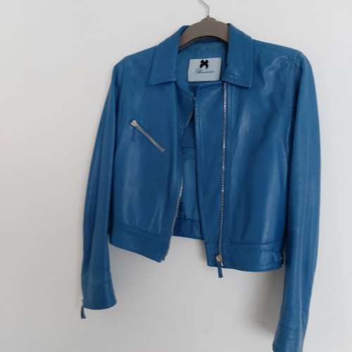 Genuine Leather Italian Lux Designer`s `Blumarine` Jacket