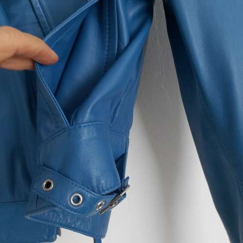 Genuine Leather Italian Lux Designer`s `Blumarine` Jacket