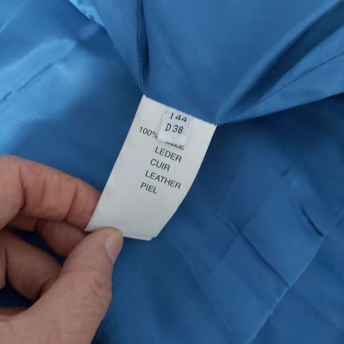 Genuine Leather Italian Lux Designer`s `Blumarine` Jacket
