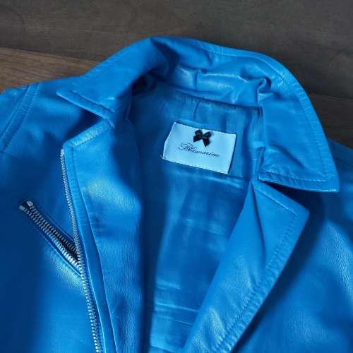 Genuine Leather Italian Lux Designer`s `Blumarine` Jacket