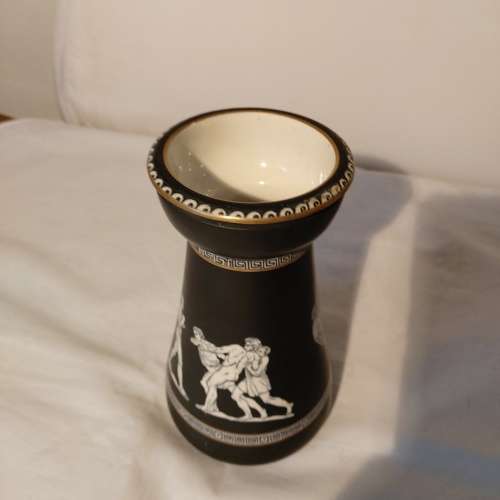 Cauldon Vase and dish
