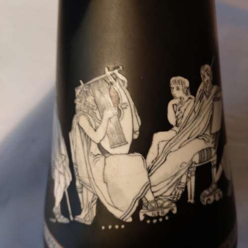Cauldon Vase and dish