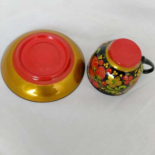 Hand painted Cup and Saucer