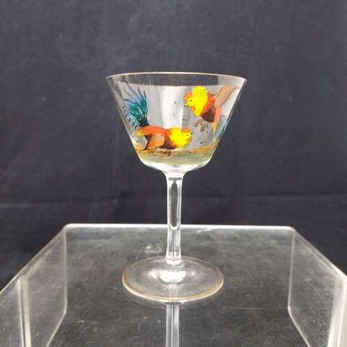 Set of six cocktail glasses.