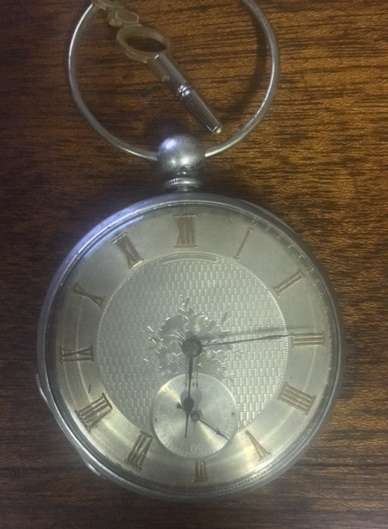 Pocket watch with beautiful dial