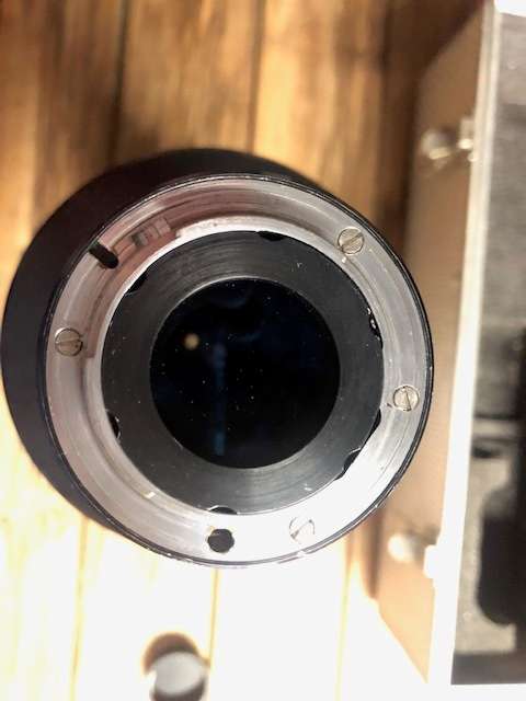Nikon mount mirror lens (not working)