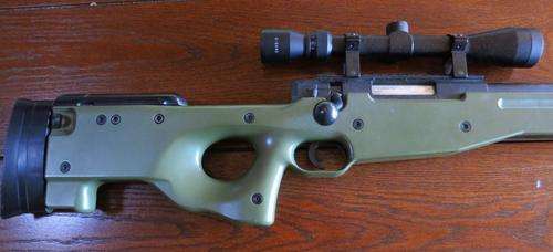 Airsoft bolt action sniper rifle + scope