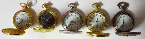 Lot of 5 quartz pocket watches