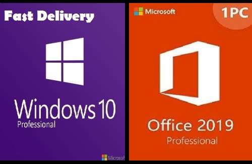 Microsoft Office 2019 & Microsoft Windows 10 *COMBO*