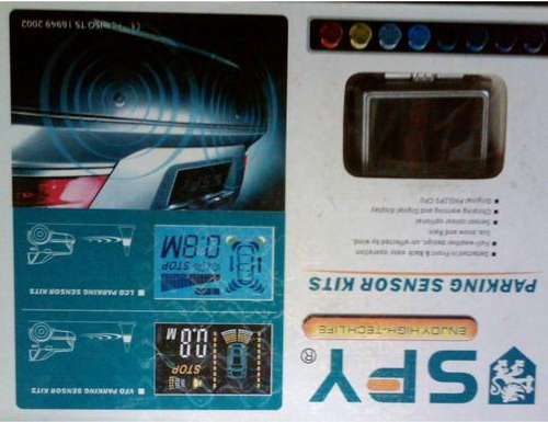 Front & Rear Park Distance Control Eight Sensor kit with Blue LCD display!!!!