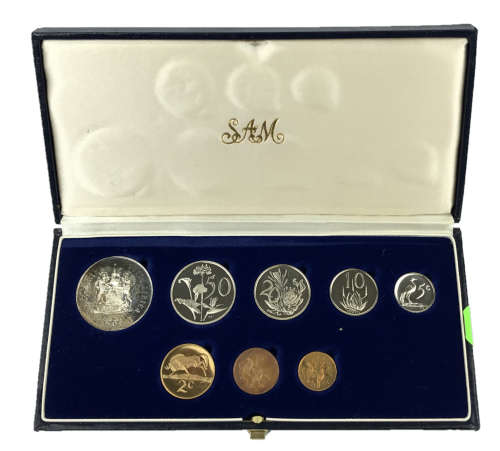 1983 SA Proof Set in Original SA Mint box - Mintage 6835