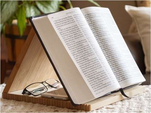 Bamboo Book Stand