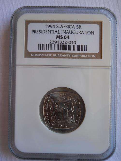 **R1 Start ** 1994 Inauguration R5 MS64 - "High Mint State (MS) Grade"