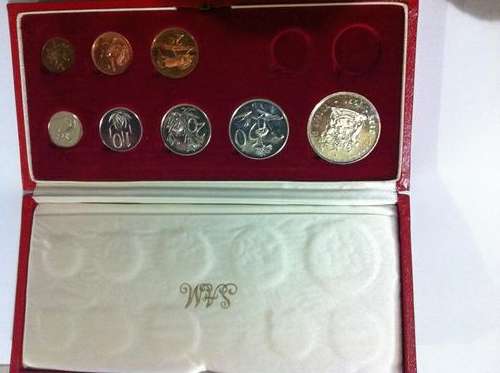 1970 SA Long Proof Coin Set "No Gold" - Low Start