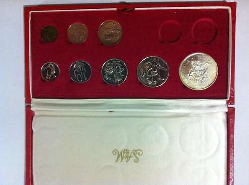 1972 SA Long Proof Coin Set "No Gold" - Low Start