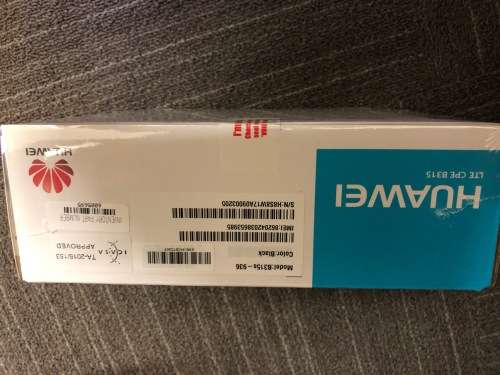 Huawei LTE CPE B315 **BRAND NEW SEALED IN BOX** - black