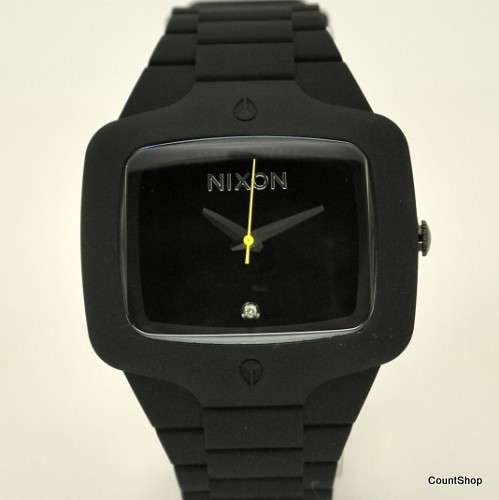 Nixon Rubber Player Analog Watch A139 | Black | NEW