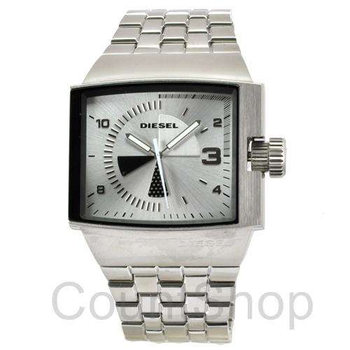 Diesel Men's Analog DZ1284 Silver Dial | Stainless Steel Bracelet | 46mm | 30M | NEW