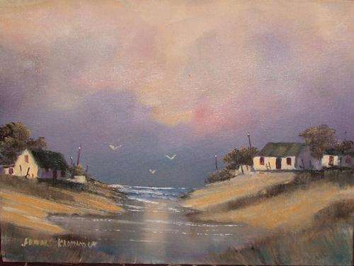 Fantasties!!!! Frans Kromhout op sy beste!!!! olie op canvas.....300 x 400 mm..Very Low Start!!