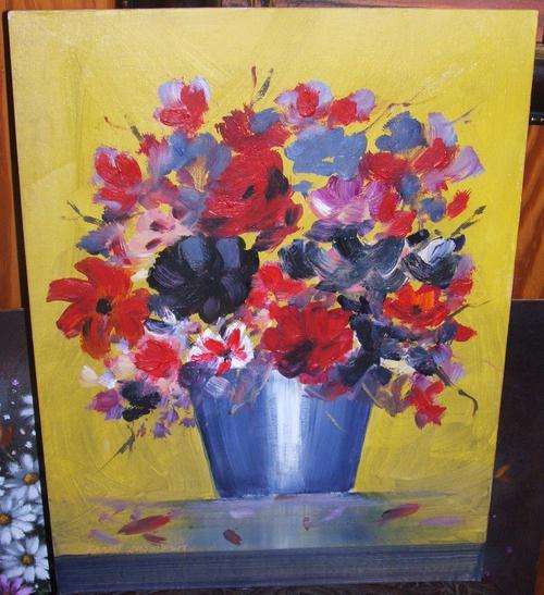 Frans Kromhout .... original, oil on canvas.....300 x 400 mm..unframed.