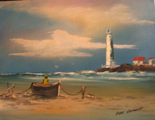 Frans Kromhout !!! moet dit nie mis nie.....olie op canvas....300 x 400 mm