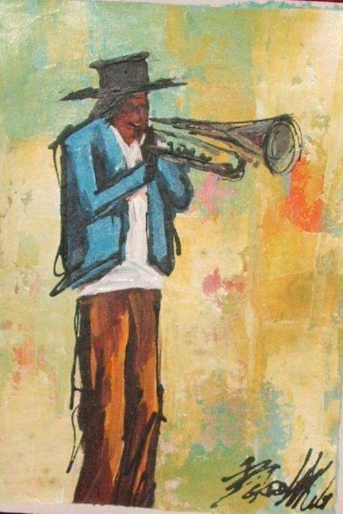 Original Bekezela on canvas......200 x 290 mm