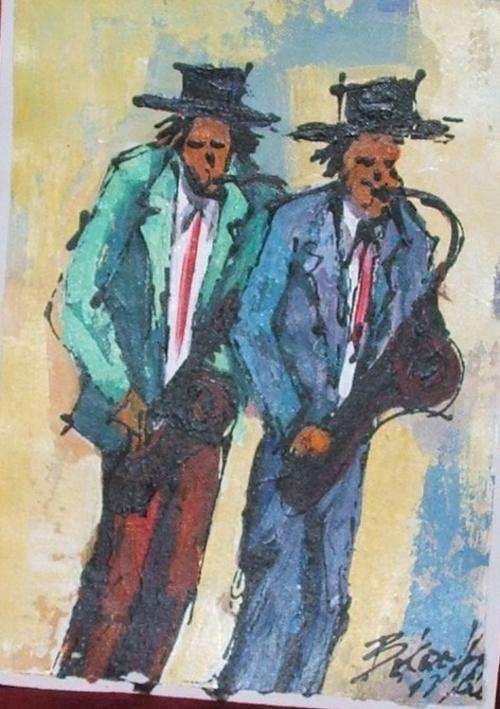 Original Bekezela on canvas....200 x 290 mm