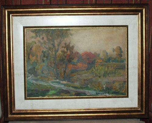 An early piece of Adriaan Boshoff .......20 x 30 cm ...with frame 34 x 44 cm