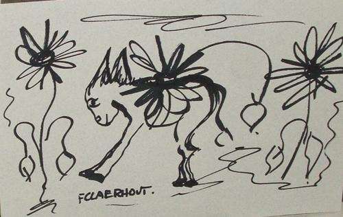 Original F.Claerhout...ink on paper...150 x 210 mm