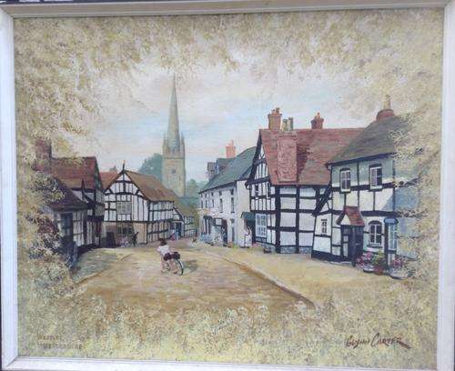 Glynn Carter...Weobley Herefordshire....oil on board....600 x 500