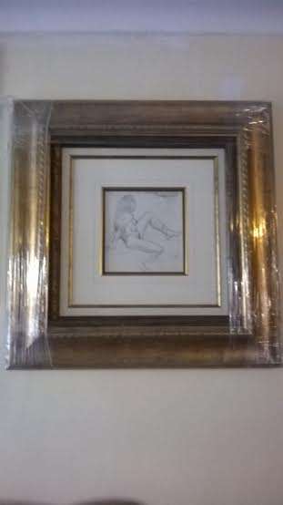 This very old Irma Stern Drawing 18 x 19cm.....in stunning new frame