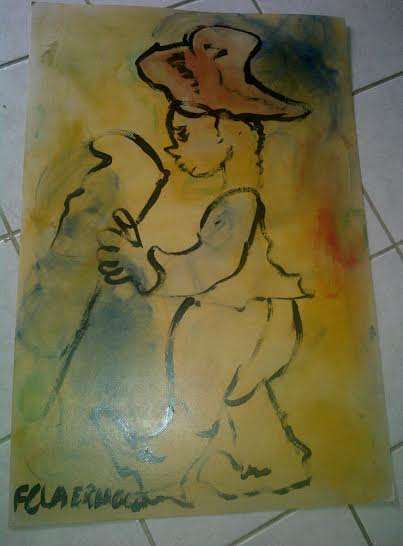 Stunning Gift!!...F. Claerhout oil on cardboard....620x 930 mm.....BIG PAINTING...unframed