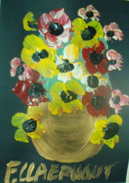 A5  Original Claerhout flowers..............
