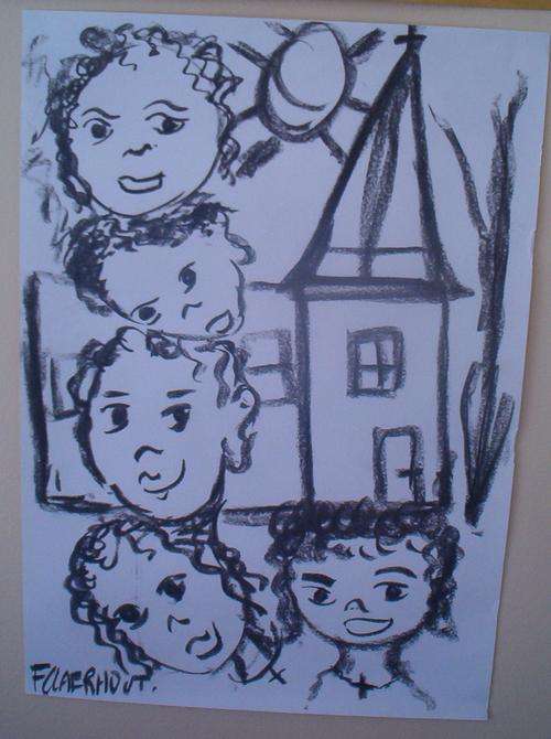 Dont get left behind.......Place your bid on this Stunning Original Charcoal Claerhout...A2